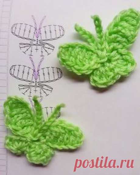 Borboletas fofas by @magicmornings . . #crochet #apliques #borboletas #butterfly