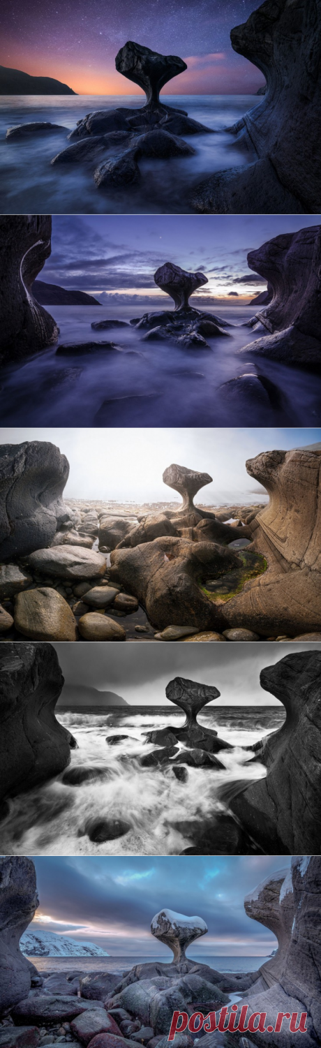 Каких только чудес не встретишь в природе! Kannesteinen Rock: уголок Норвегии, который стоит увидеть! &amp;#8212; Фотоискусство