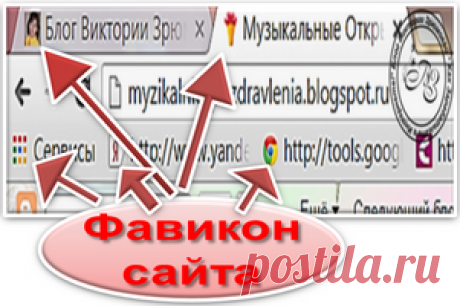 Как установить фавикон на сайт WordPress, и на музыкальную открытку.