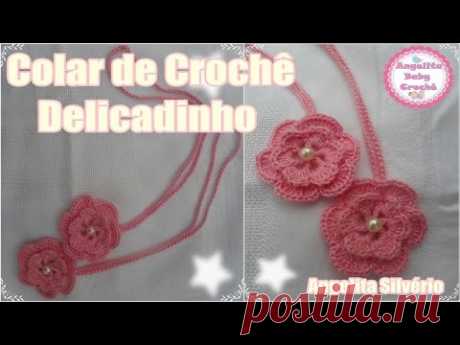 COLAR DE CROCHÊ DELICADINHO