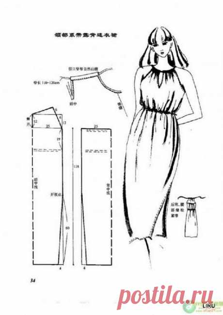 Простые выкройки сарафанов и летних платьев..