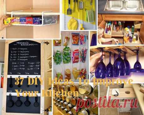 37 DIY Hacks and Ideas To Improve Your Kitchen