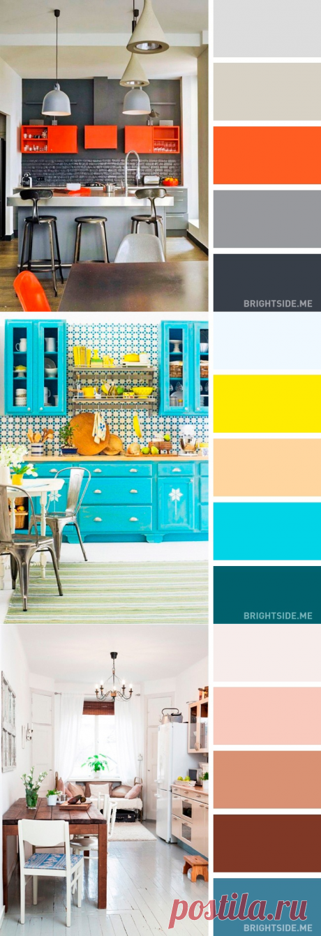 Идеальные цветовые сочетания для оформления кухни — Мой дом