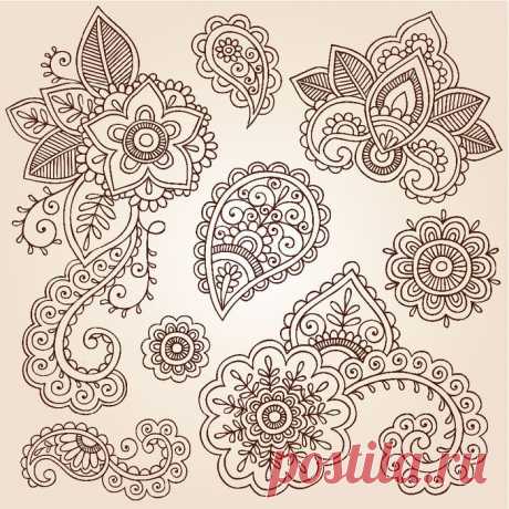 Paisley - шаблоны для росписи | Варварушка-Рукодельница