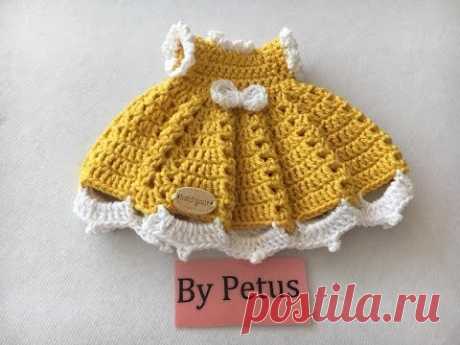 Como tejer vestido mini Carolina amigurumis Petus CUARTA PARTE - YouTube