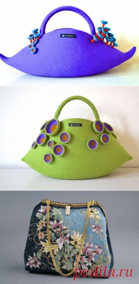 Дизайнерские валяные сумки Атзуко Сазаки
