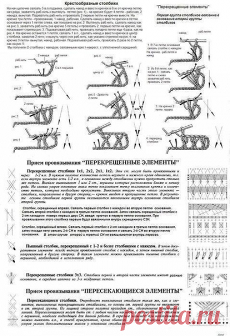 Крестообразные,перекрещенные и пересекающиеся, скрещенные столбики..