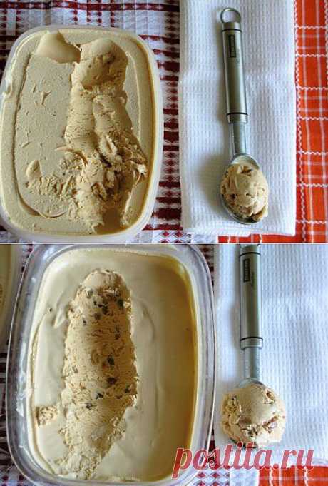 Мороженое крем-брюле с коньяком : Мороженое