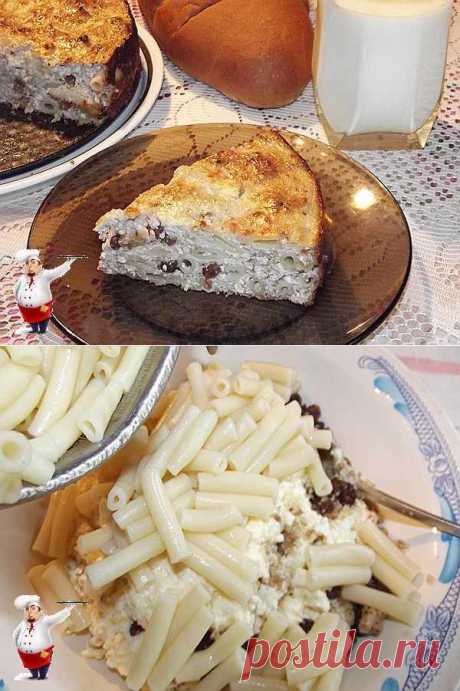 Запеканка из макарон с творогом в духовке | Кулинарный блог Александра Абалакова