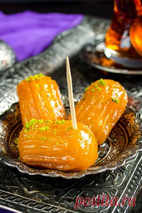Турецкий десерт Тулумба (или сладкий огурец) &amp;#8212; хрустящие заварные трубочки &amp;#8212; Вкусные рецепты