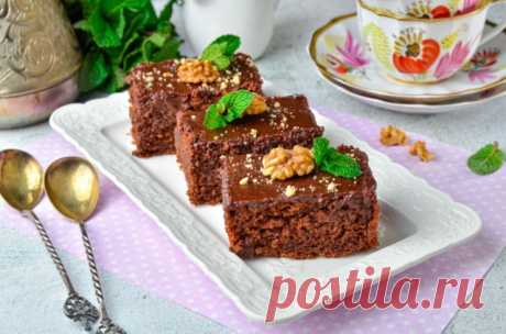 Турецкий шоколадный кекс мокрый рецепт с фото пошагово и видео - 1000.menu
