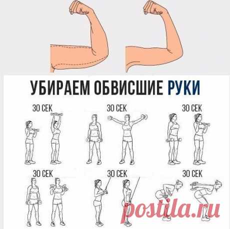 Упражнения для красивых и рельефных рук!