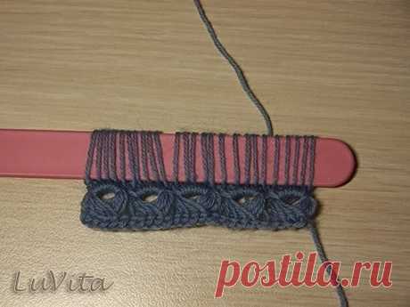 Чудесный узор — перуанское вязание «Брумстик»