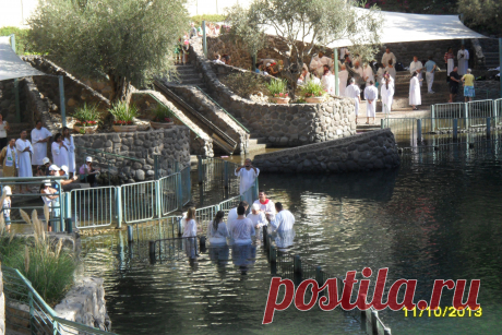 река Иордан - место крещения Христа