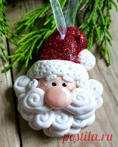 Дед Мороз из полимерной глины | 22 фото | Santa polymer clay