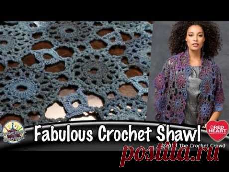 Circular Motif Shawl Crochet Tutorial