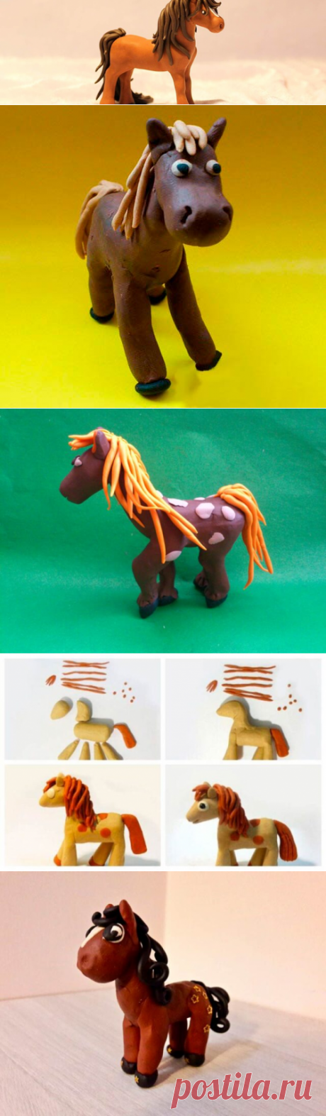 Лошадь из пластилина, слепить долговязую лошадку для детей: поделки коня и дымковской лошадки - поэтапная лепка своими руками с пошаговыми фото и видео мастер классами