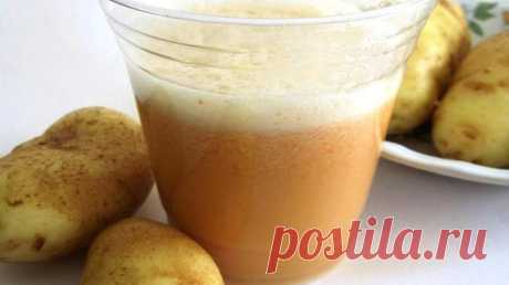Сок картофеля при гастрите с повышенной кислотностью: применение, эффективность