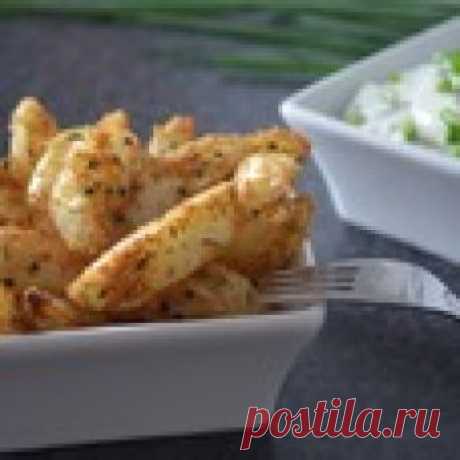 Картофель в шубе с творожным соусом Кулинарный рецепт