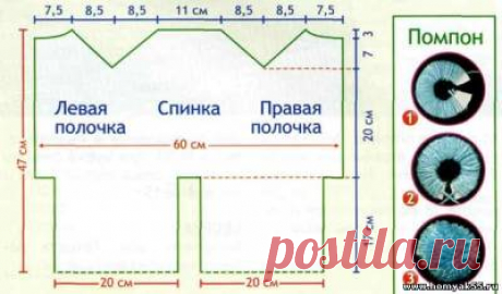 Комбинезон для малыша спицами