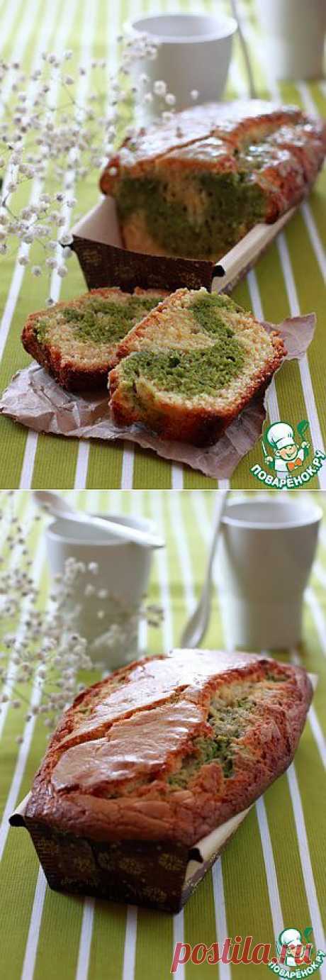 Кекс с белым шоколадом и зеленым чаем Matcha - кулинарный рецепт