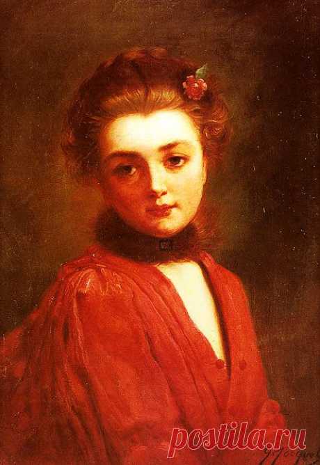 Французский живописец Гюстав Жан Жаке (Gustave Jean Jacquet, 1846 — 1909).