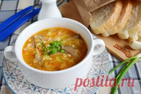 Грибной суп с рисом и яйцом - пошаговый рецепт с фото на Повар.ру