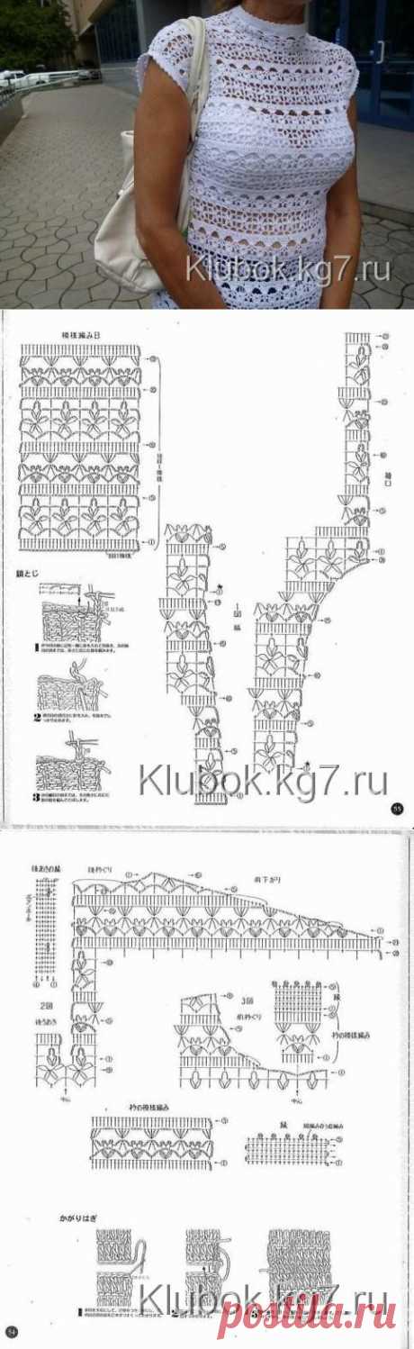 Ажурный топ | Клубок