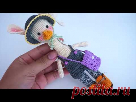 Amigurumi crochet little Goose🦆