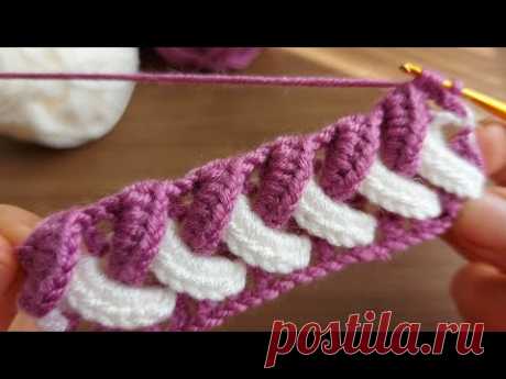 Super Easy Crochet Knitting - Tığ İşi Çok Güzel Çok Kolay Örgü Modelinin Yapımı
