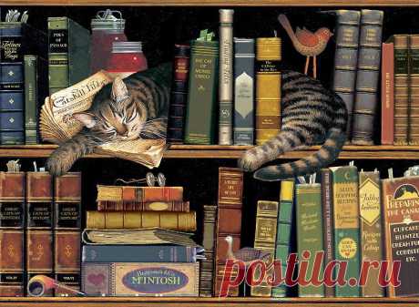 Charles Wysocki - Max in the Stacks