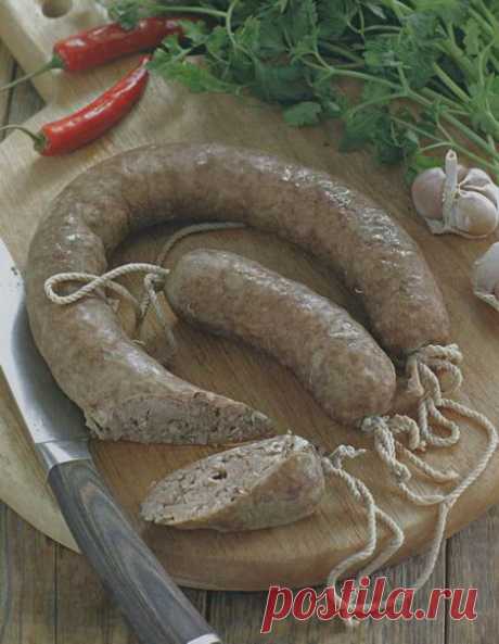 Дагестанская колбаса с ливером и рисом.