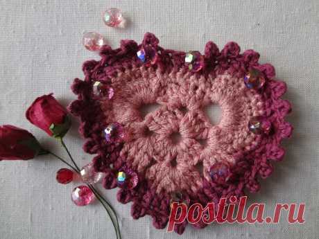 Little Treasures: Crochet Heart - free pattern