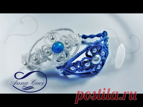 BRACELET MACRAME  "Aurora " / Diy tutorial  / How to make an elegant bracelet