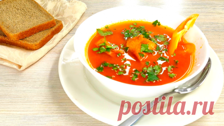 MEREL | KITCHEN | Суп, от которого мне сложно оторваться, потому что ну очень вкусный, а готовить его совсем не сложно: томатный рыбный суп «Халасле»