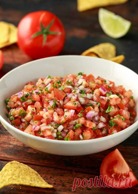 Острая томатная сальса мексиканской кухни рецепт с фото пошагово