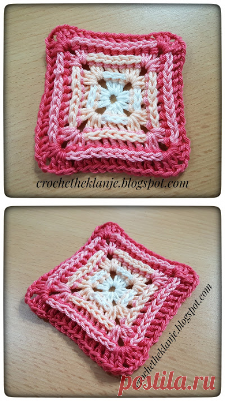 Crochet Heklanje: Moj rad 47 - Motiv 22