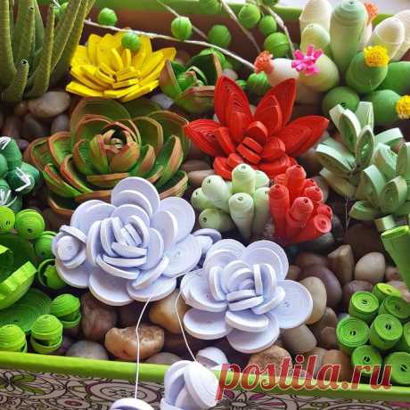 Paper Quilling Succulent Garden : 10 Steps (with Pictures)