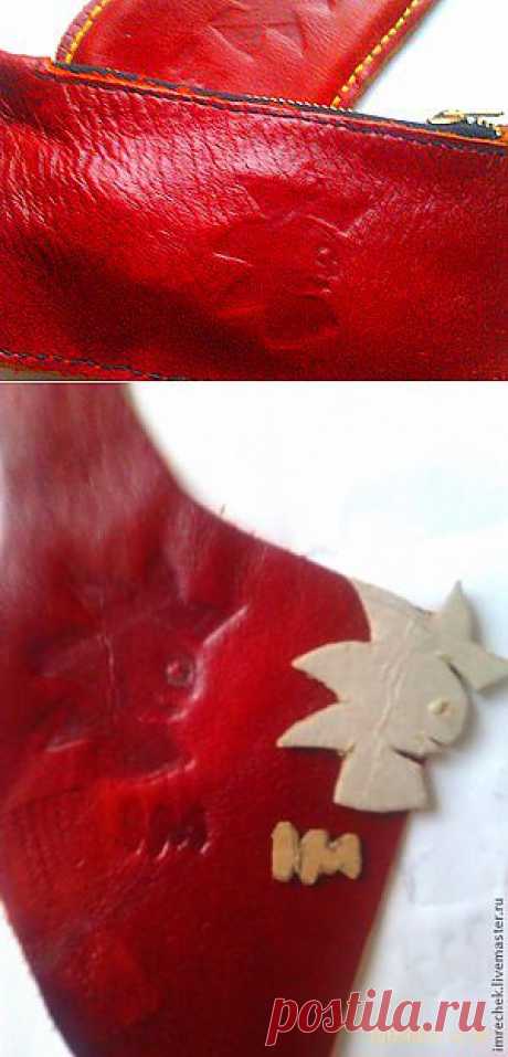Тиснение логотипа на кожаных изделиях без специального клише - Ярмарка Мастеров - ручная работа, handmade