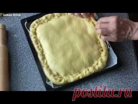 Пирог с капустой, луком, морковью и яйцами Видео рецепт - YouTube