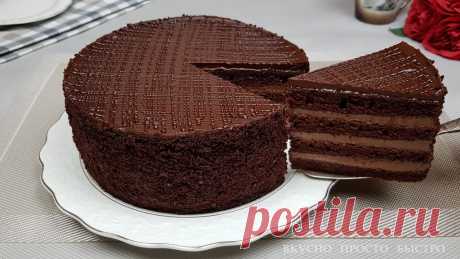 Шоколадный торт Рижанка — рецепт на канале Вкусно Просто Быстро Шоколадный торт Рижанка — вкусный, отлично пропитанный, с насыщенным шоколадным вкусом. Торт красивый и высокий, при этом очень просто и легко готовится. Прекрасно подойдёт для любого праздничного стола!