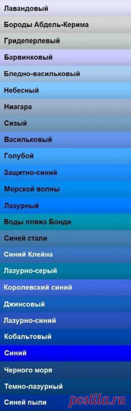 Путеводитель по оттенкам: как называть цвета правильно