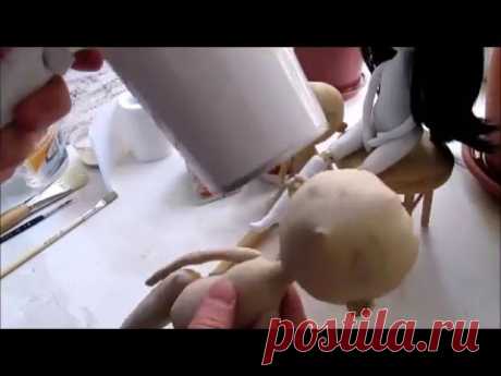 Видео мастер-класс: тонировка текстильной куклы - Ярмарка Мастеров - ручная работа, handmade
