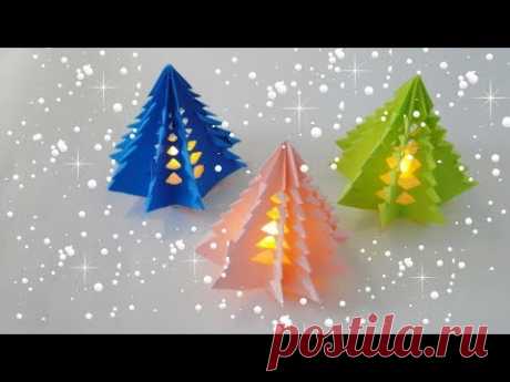 Christmas Tree With Paper | 3D Paper Christmas Tree | DIY Christmas Tree - YouTube