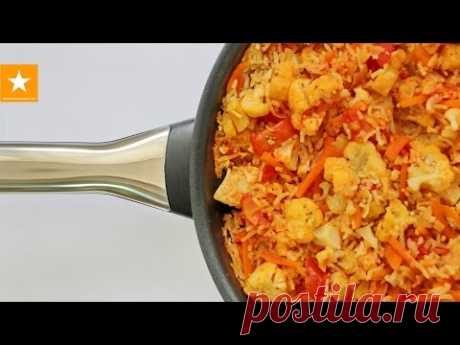 Рис с овощами от Мармеладной Лисицы. Вегетарианский плов универсальный рецепт. RICE WITH VEGETABLES