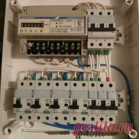 Как правильно собрать электрический щиток: схема, видео инструкция