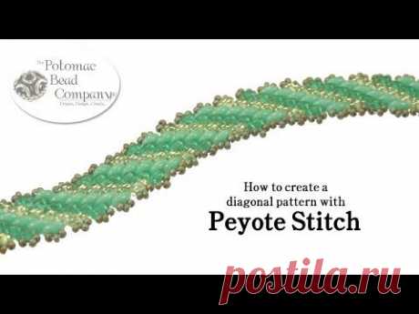 How to Create Diagonal Patterns with Peyote Stitch