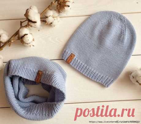 ШАПКА-БИНИ И СНУД.

Автор: Baby Knit Design (babyknitdesign)

Любое изделие, которые вы планируете связать, всегда начинается с вязания образца. Я настоятельно рекомендую не пренебрегать его вязанием. 

Итак, в данном мастер-классе я использовала пряжу BBB Full (Состав: 100% экстра мериносовая шерсть. Вес: 50 гр. Длина: 90 м.) (вы можете использовать любую пряжу, из которой хотите связать себе комплект); спицы 4,0 мм. 

Плотность моего вязания получилась в 10 см 22,5 петли...