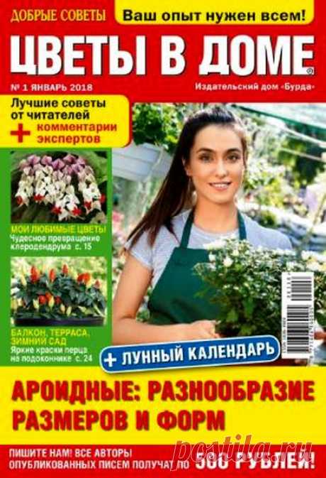 Скачать журнал " Цветы в доме (№1 2018)" бесплатно или смотреть электронный журнал " Цветы в доме (№1 2018)" онлайн