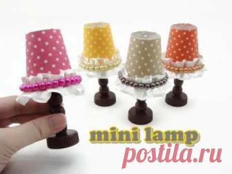 DIY Doll Accessories Mini Lamp - Easy